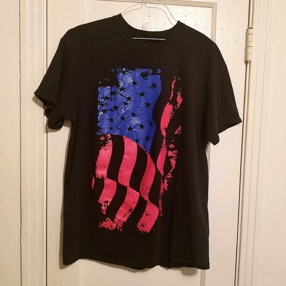 3Forty Inc. Men's Patriotic Graphic Tee L